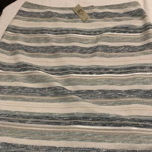 Ann Taylor Multicolor Pencil Skirt